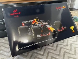 1:18 Max Verstappen RB16b 2021 Champion Emilia Romagna Winner Spark F1 - Picture 1 of 15