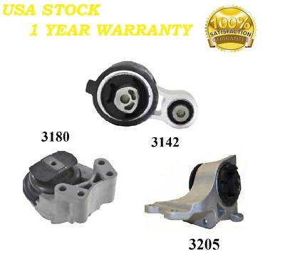 Montaje de motor y transmisión de 3 piezas para Lincoln MKS 2009-2012 3,7 L Foto 1 de 4