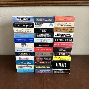 VHS Lot (VHS Lot of 35) Random Genre, 1950s Movies Made As VHS, Horror VHS - Picture 1 of 5