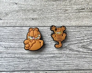 Set of 2 Garfield Charms compatible with crocs - Picture 1 of 1