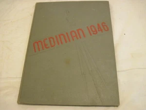 OLD VINTAGE 1946 MEDINIAN HIGH SCHOOL YEAR BOOK OF MEDINA MEMORABILIA - Picture 1 of 4