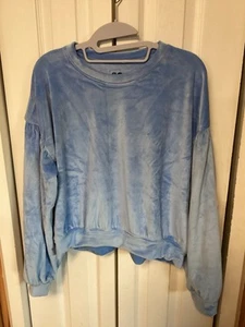 Girls SO Cozy Pullover Crewneck - 18 Plus - Blue - Picture 1 of 6