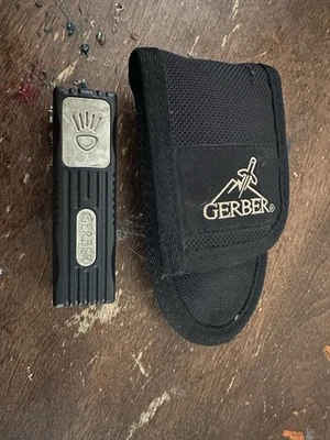 Rare Vintage Gerber Multi Lite Tool With Light Unused Collectible w/ Sheath - Image 1 of 4