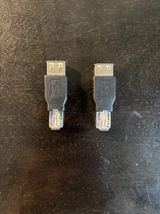 Pack of 2 Used RJ11  to USB Type A Female Adapter - Picture 1 of 3