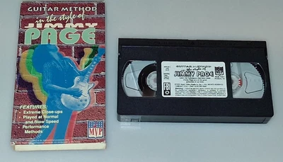 GUITAR METHOD in the style of JIMMY PAGE MVP VHS TAPE - Image 1 of 4