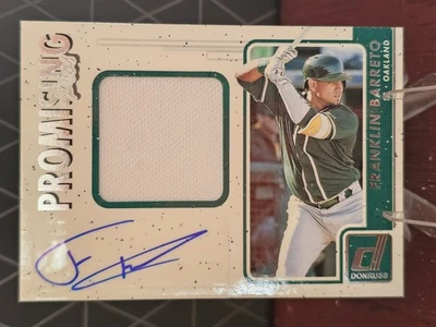 Donruss Promising Pros Materials Signatures 2017 Franklin Barreto Rookie automático radiocontrol Foto 1 de 2