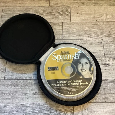 Spanish Instant Immersion CD Set Language. Education with Travel Case - Image 1 of 4