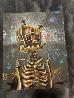 Emek Lil Tuff Junk Foil 2020 Art Print - Image 1 of 4