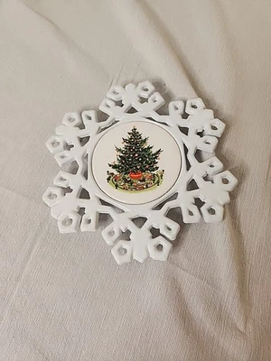 Remache en forma de copo de nieve PFALTZGRAFF Christmas Heritage 7 3/4" Foto 1 de 4