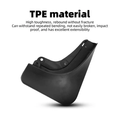Mud Flaps Guards All Weather Protection Front And Rear Mudguard - Image 1 of 4