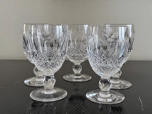 Waterford Kristall 4er Set Colleen Claret Weingläser 4 3/4" hoch - Bild 1 von 5