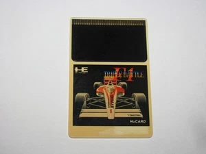 F1 Triple Battle PC Engine HuCard Japan import card only US Seller - Picture 1 of 2