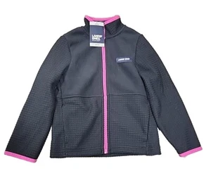 Land's End Youth Girl's Long Sleeve Full Zip Grid Fleece Jacket XS(4/5) - Picture 1 of 1