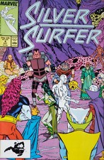 Silver Surfer #4 Marvel Comics 1987 Marshall Rogers Cover Collector Grandmaster