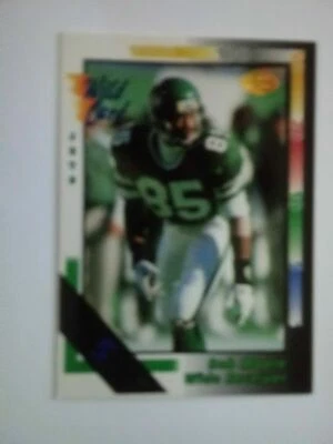 1992 Wild Card 5 Stripe #289 Rob Moore New York Jets Football NM - Image 1 of 2