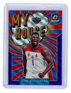 2021-22 #10 Zion Williamson Panini Donruss Optic My House Purple Prizm Pelicans - Picture 1 of 4