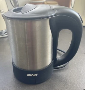 Unold 18575 Reiseblitzkocher, 1000W, 0,5l, edelstahl Camping Zelten17x10 cm - Bild 1 von 5