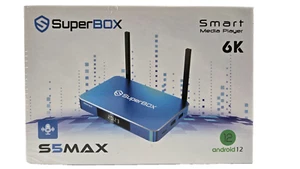 SuperBox S5MAX Smart Media Player 6K Android - New & Sealed - Picture 1 of 3