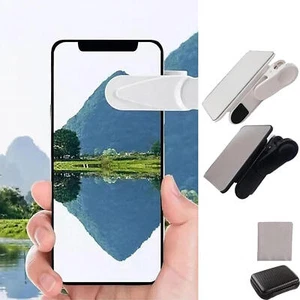 1-4* Smartphone Camera Mirror Reflection Clip Mirror Reflection for Phone Camera - Photo 1 sur 16