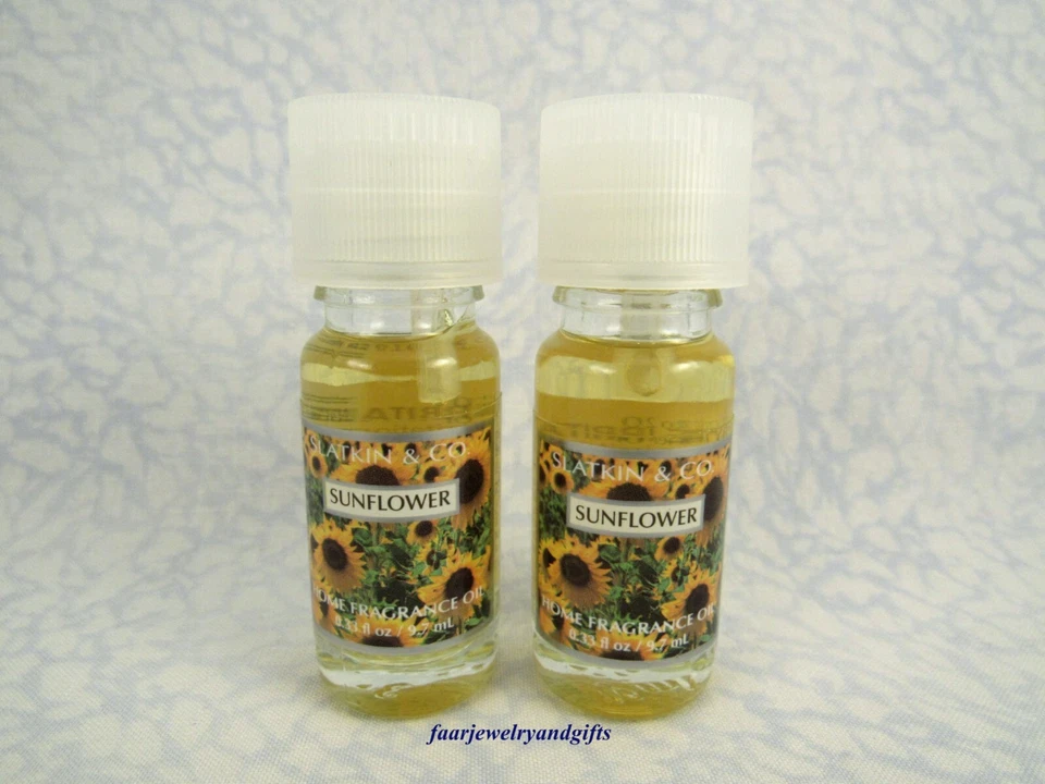 Aceite de fragancia de girasol Bath & Body Works Slatkin & Co X 2 - FS .33 oz - NUEVO Foto 1 de 1