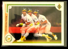 1991 Upper Deck RICKEY HENDERSON #444 Baseball Card