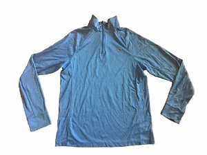 Vineyard Vines Boys Performance Blue Half Zip Pullover Longsleeve Shirt L 16 - Picture 1 of 6