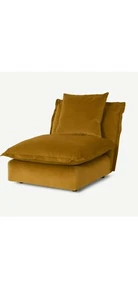 Made.com Fernsby Single Sofa Seat inYellow Mustard. RRP £1400 - Picture 1 of 10