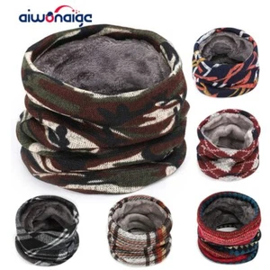 Bufanda De Camuflaje De Terciopelo Caliente Para Hombre Y Mujer Invierno Pechera - Imagen 1 de 30