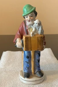 Vintage Used Painted Porcelain Made in Occupied Japan Organ Grinder Monkey - Picture 1 of 5