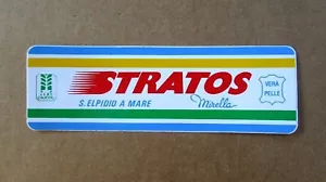 ADESIVO/STICKER "STRATOS - MIRELLA - S. ELPIDIO A MARE" - Anni '80 - 2° Tipo - Bild 1 von 1