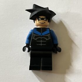 LEGO Minifigure Batman 1 Nightwing Arkham Asylum 7785 bat015 Blue Arms Chest Toy