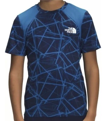 NWT The North Face Never Stop FlashDry T-Shirt Blue Boys Size XL 18/20 MSRP $30 - Image 1 of 4