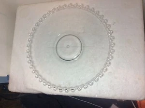 Large Candlewick Serving Platter Missing Handle Beautiful Condition - Picture 1 of 1