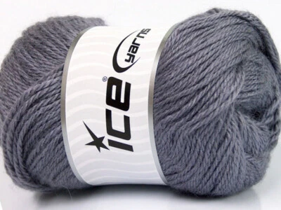 4-Skein Lot Norsk Yarn Alpaca Wool Light 4x100g Dark Lilac - Image 1 of 4