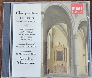 Charpentier: Te Deum, Magnificat (1991, EMI CDC 7 54284 2) Sir Neville Marriner - Picture 1 of 2