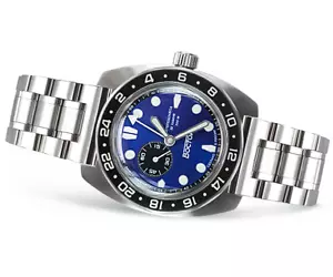 Vostok Amphibia 17035B GMT Watch Batman Automatic - Picture 1 of 7