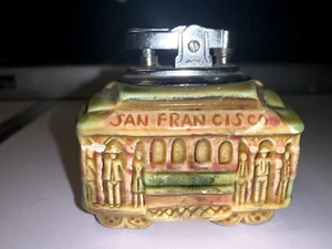 San Francisco Streetcar Lighter SNCO Japan Doubles as Toothpick Holder - Picture 1 of 8