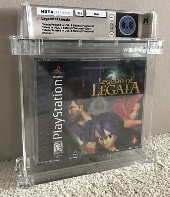 Legend Of Legaia PS1 WATA 8.5 CIB (Not Sealed) Playstation RPG - Image 1 of 4