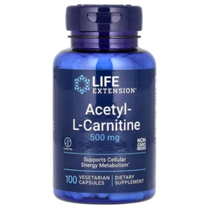 Life Extension, acetil-L-carnitina, 500 mg, 100 cápsulas - Imagen 1 de 2