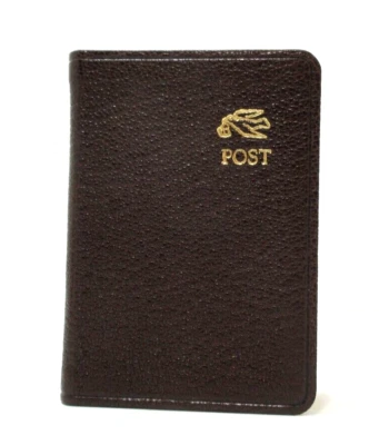 Post Miniatures Mini Notebook 3x4" Lined Pages Leather Cover 160 Pages Drk Brown - Image 1 of 4