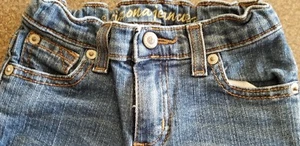 ARIZONA JEANS CO., GIRLS, YOUTH, SIZE 4, COTTON BLEND, DENIM BLUE JEAN - Picture 1 of 7
