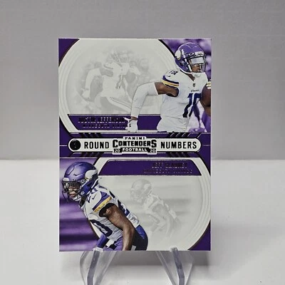 Justin Jefferson/ Gladney 2020 Panini Contenders Round Numbers #RN-JG Vikings - Image 1 of 2