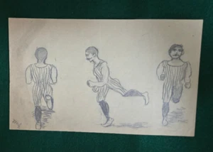 James Montgomery Flagg Circa 1889 Orig. Signed Ink Runner From 3 Angles Cat. #96 - Picture 1 of 6