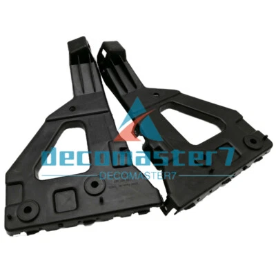 Par de guías de montaje de soporte de parachoques delantero L+R para AUDI A6 C6 A6 Quattro 05-11 Foto 1 de 4
