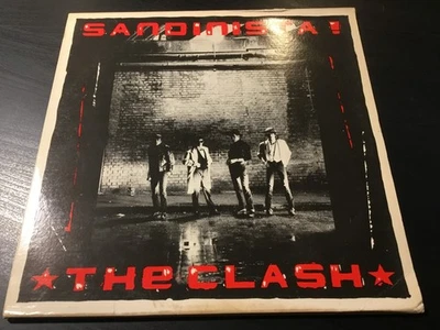 The Clash Sandinista OG 1980 US 3 Vinyl LP Set Punk No Poster - Image 1 of 3