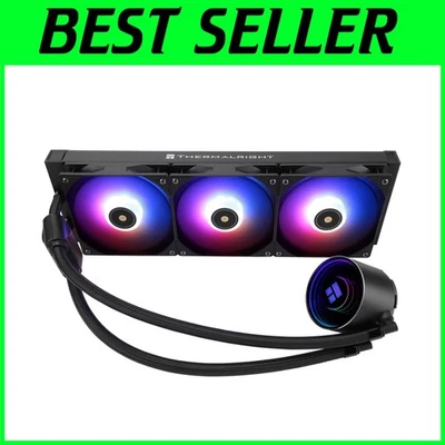 High-Performance 360 ARGB Water Cooler with 3 PWM Fans - AMD/Intel Compatible - Image 1 of 4