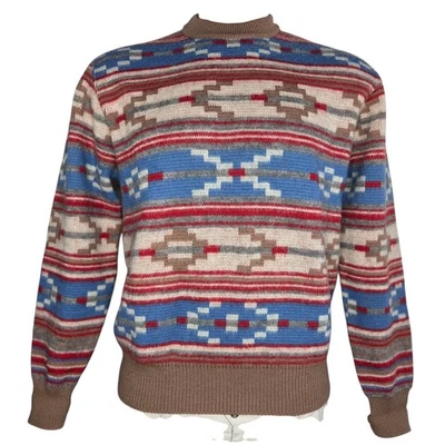 Vintage Pendleton High Grade Western Wear Pullover Sweater Large Aztec Southwest - Image 1 of 4