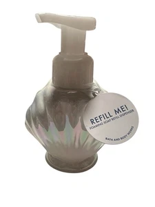 Bath & Body Works Ceramic CLAM SHELL Gentle Foaming Soap Dispenser Holder - Picture 1 of 2