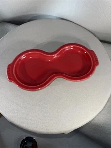 Fiesta Ware Red Spoon Rest Cream Sugar Set REPLACEMENT TRAY ONLY Homer Laughlin - Picture 1 of 8