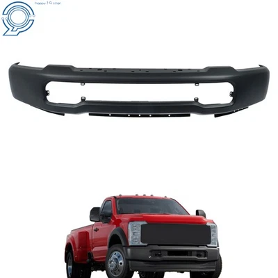 For Ford F250 F350 2023-2025 Front Bumper Black W/O Fog Holes & Sensor Holes - Imagem 1 de 4